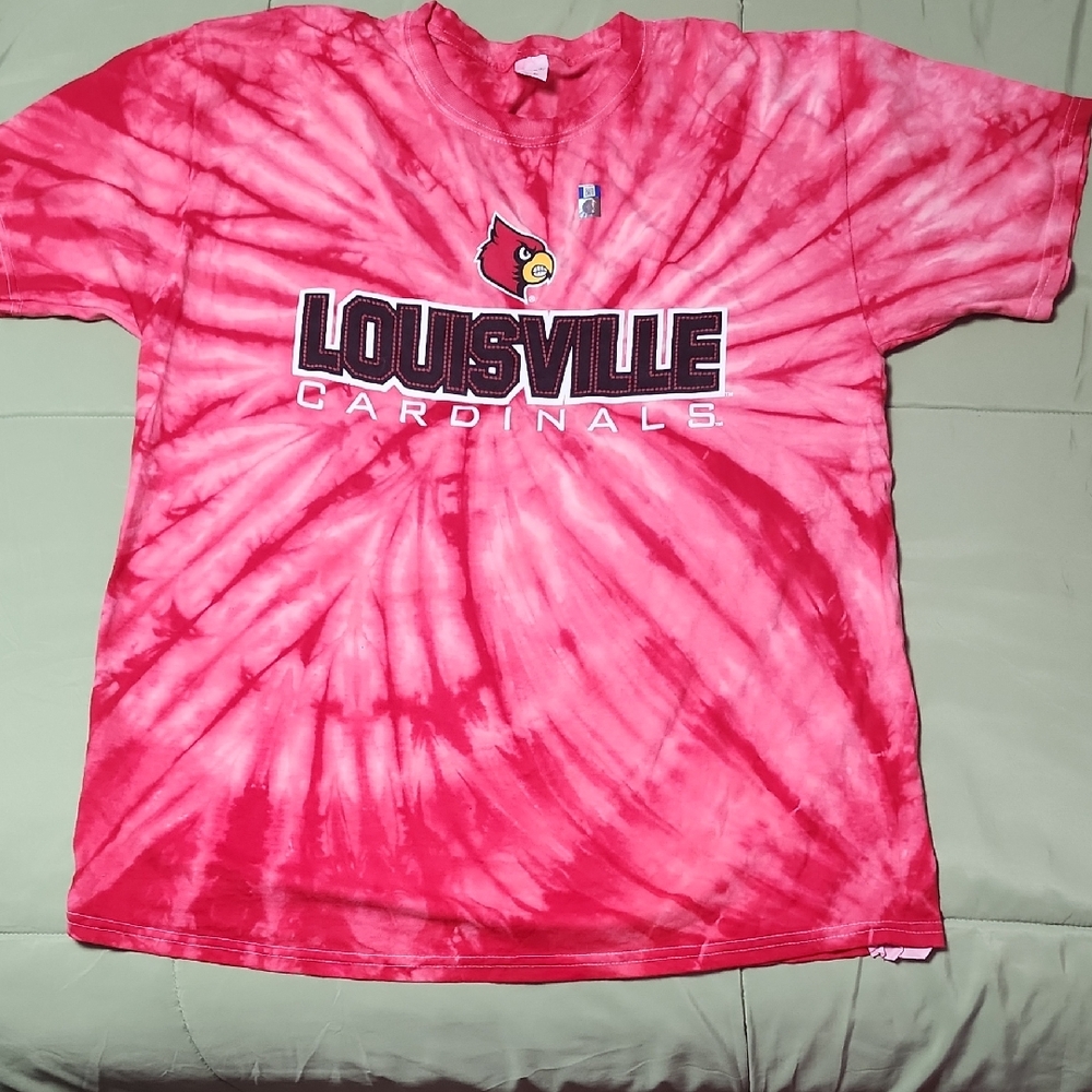 NWT Louisville Cardinals Tie Dye Shirt